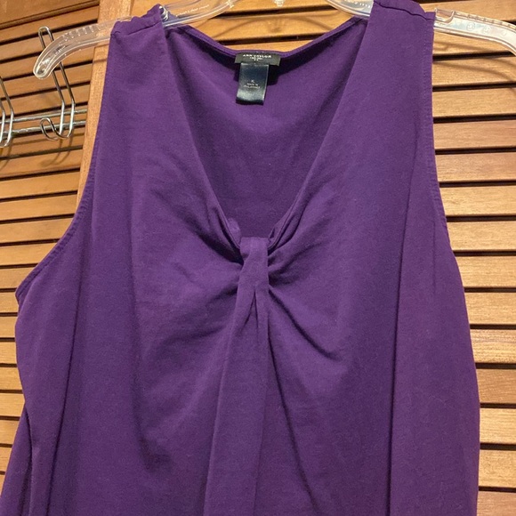 Ann Taylor Purple XL W18 L26 - Cotton/Spandex - Picture 5 of 10